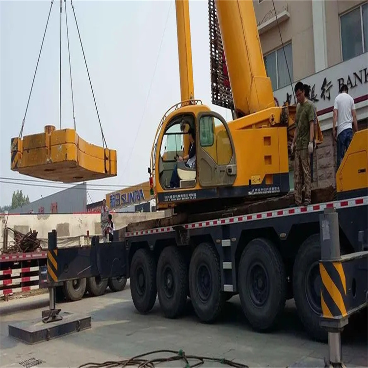 港南当地吊车出租|机器吊装|75吨|工厂搬迁服务